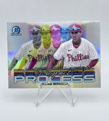 2023 Bowman Chrome Prospect Process #PRP-4 William Bergolla Phillies